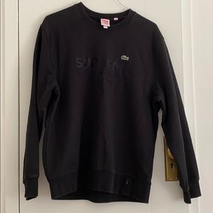 Supreme X Lacoste Crewneck (Black)